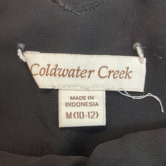 Coldwater Creek Sheath Dress Little Black Dress LBD Sleeveless Size M (10-12) - Picture 10 of 16